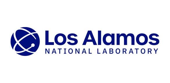 Metal Filament Los Alamos National Laboratory logo featuring a ceramic filament centerpiece.