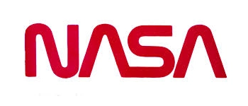 NASA logo in red, representing aerospace innovation and collaboration in 3D printing technology.