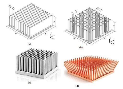 Parametric optimization diagrams for metal 3D printing, showcasing designs with varying geometries and structures, illustrating advancements in additive manufacturing technology.