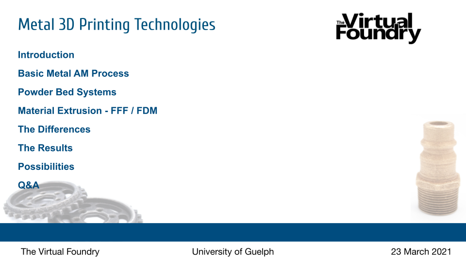 Image of The Virtual Foundry's metal 3D printing kits for schools' educational resources.