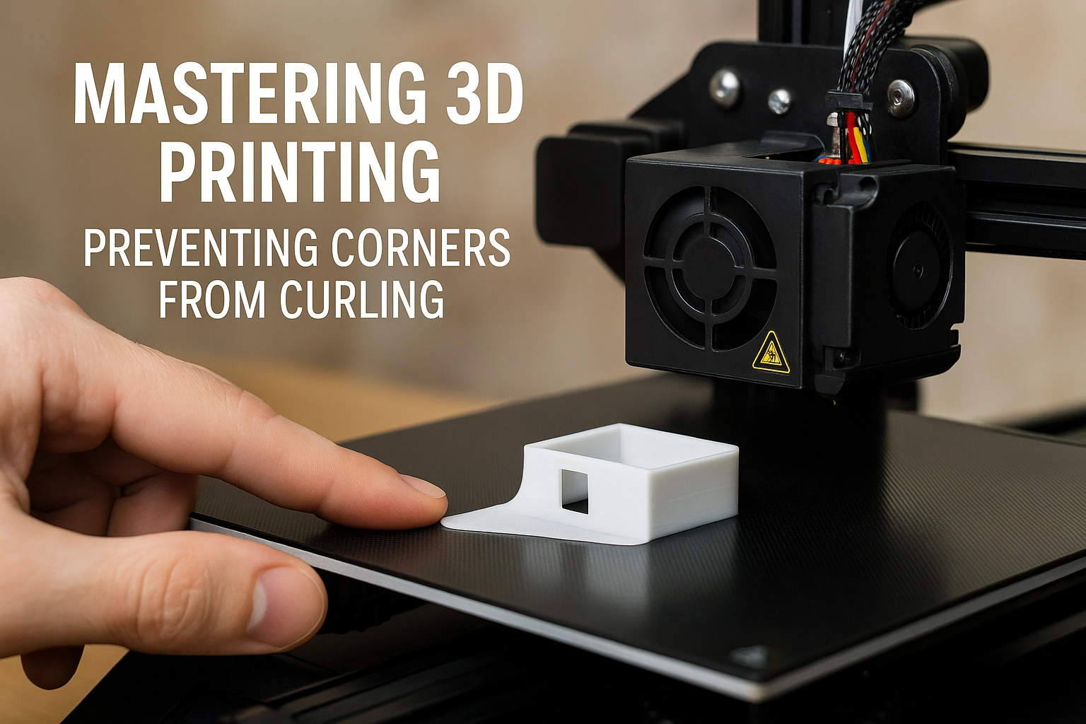 Mastering 3D Printing: Preventing Corners from Curling