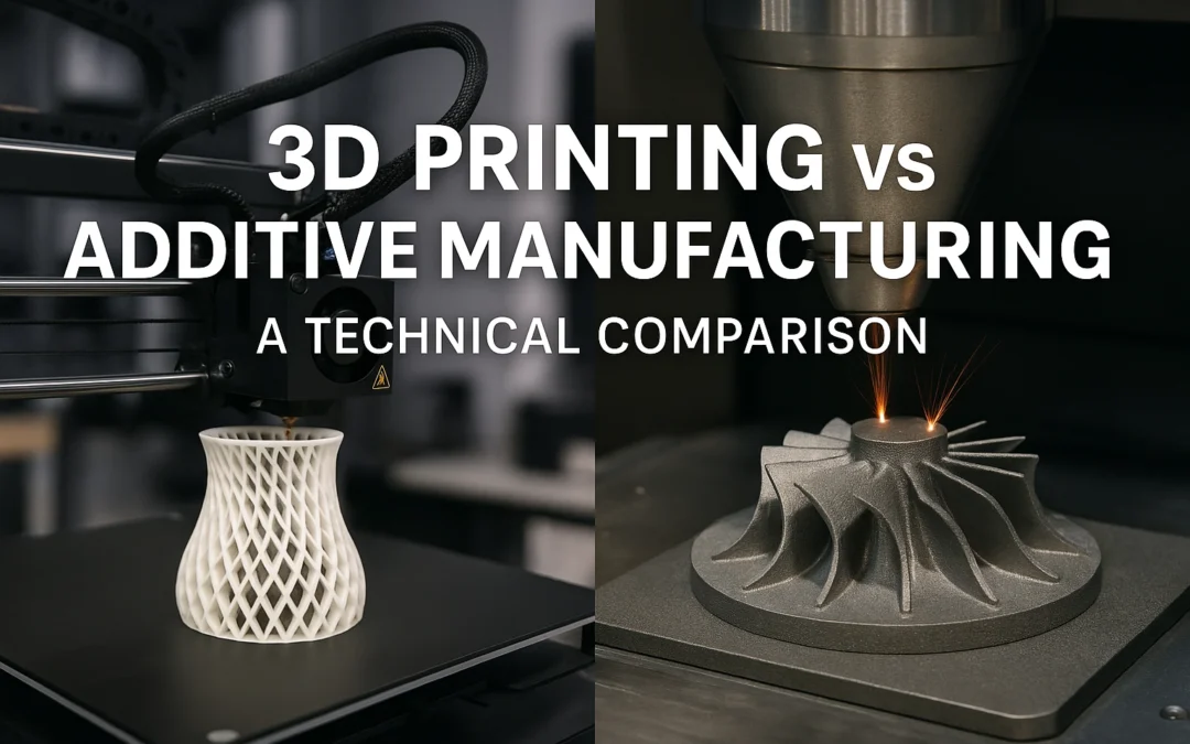 3D Printing vs Additive Manufacturing: A Technical Comparison