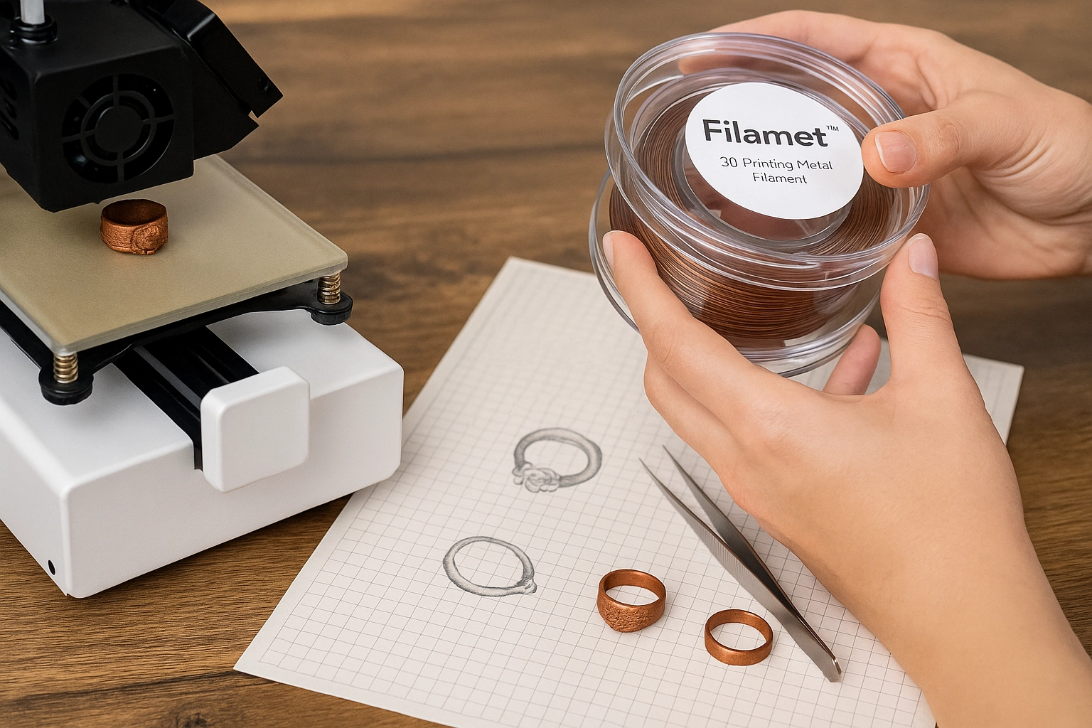 Exploring DIY 3D Printed Jewelry with Filamet&trade;