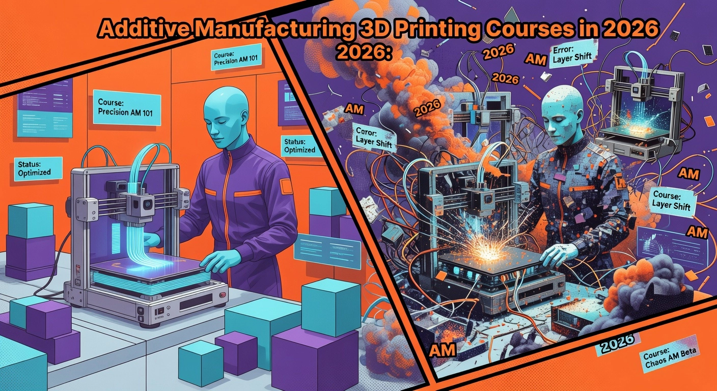 Additive Manufacturing 3D Printing Courses Compared 2026