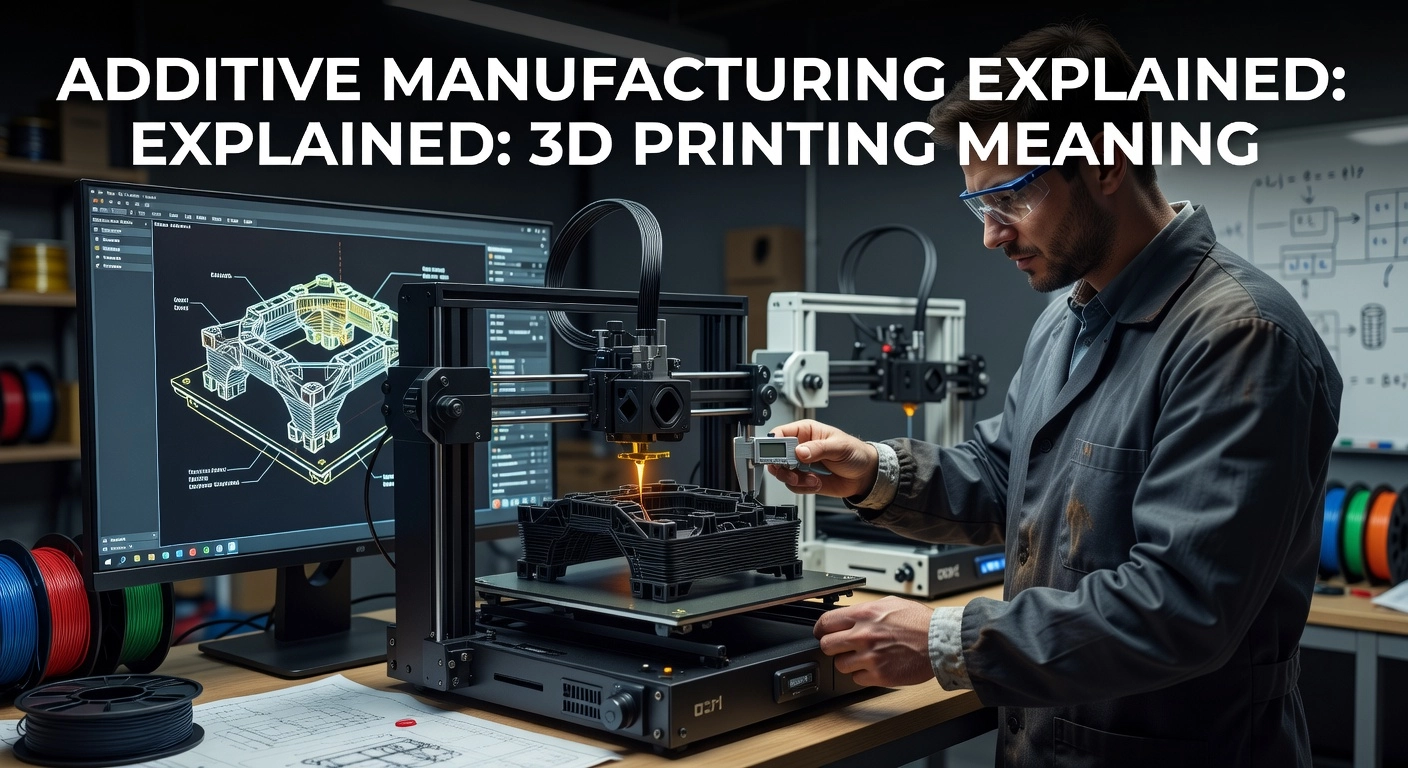 Additive Manufacturing Explained: 3D Printing Meaning