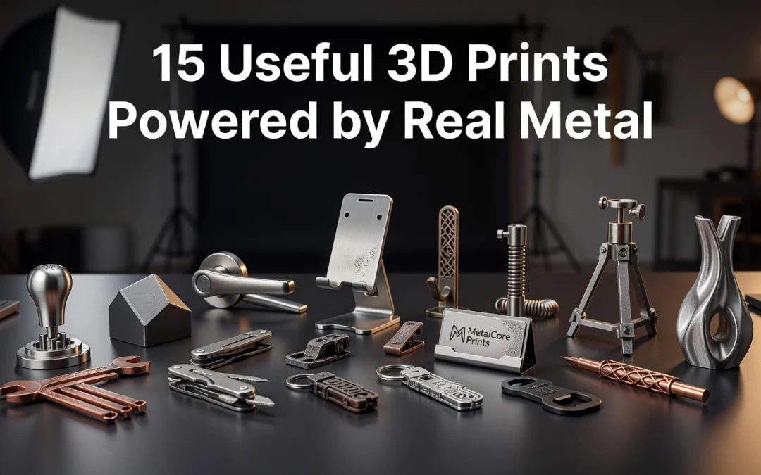 15 Useful 3D Prints Powered by Real Metal