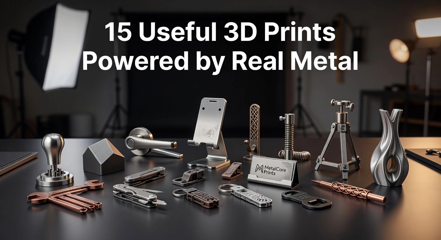 15 Useful 3D Prints Powered by Real Metal