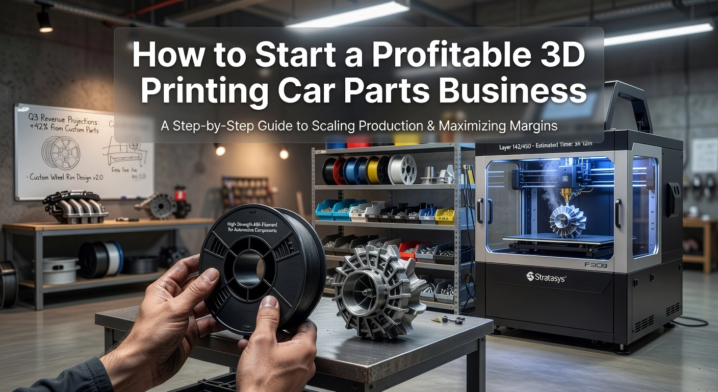 How to Start a Profitable 3D Printing Car Parts Business