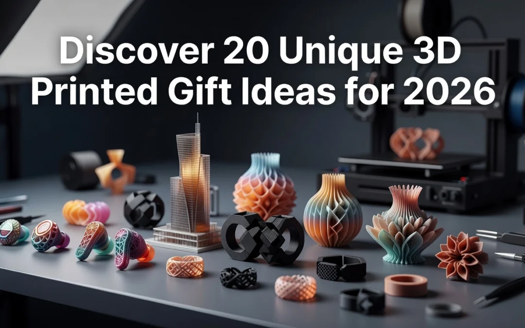 Discover 20 Unique 3D Printed Gift Ideas for 2026