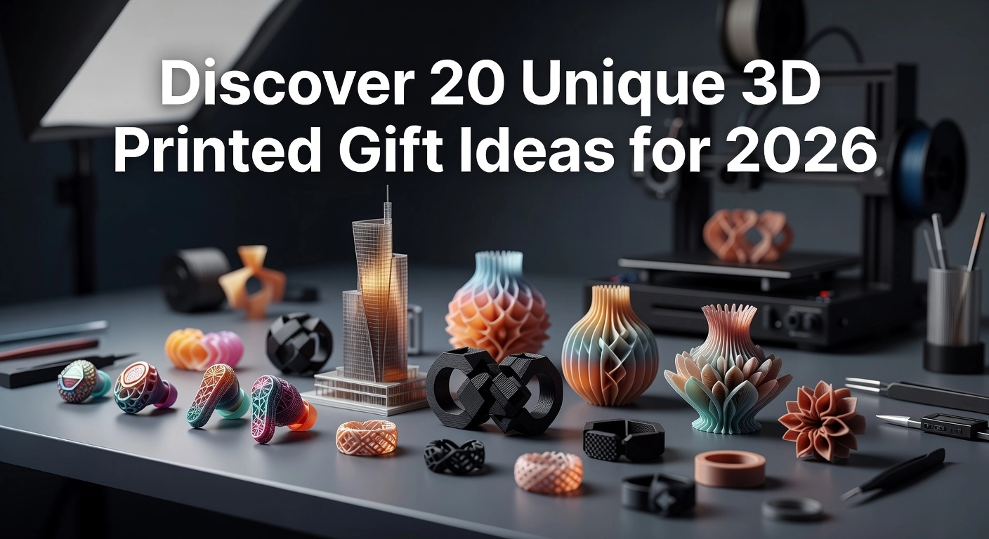 Discover 20 Unique 3D Printed Gift Ideas for 2026