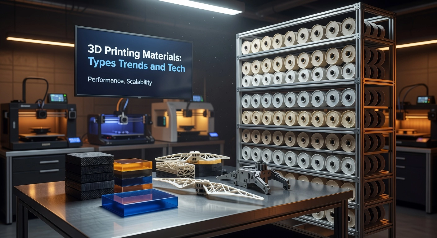 3D Printing Materials: Types Trends and Tech