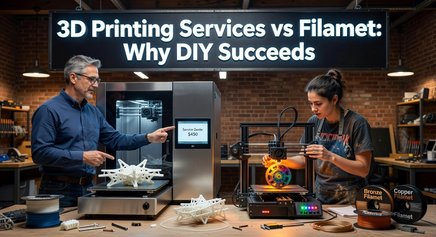 3D Printing Services vs Filamet: Why DIY Succeeds