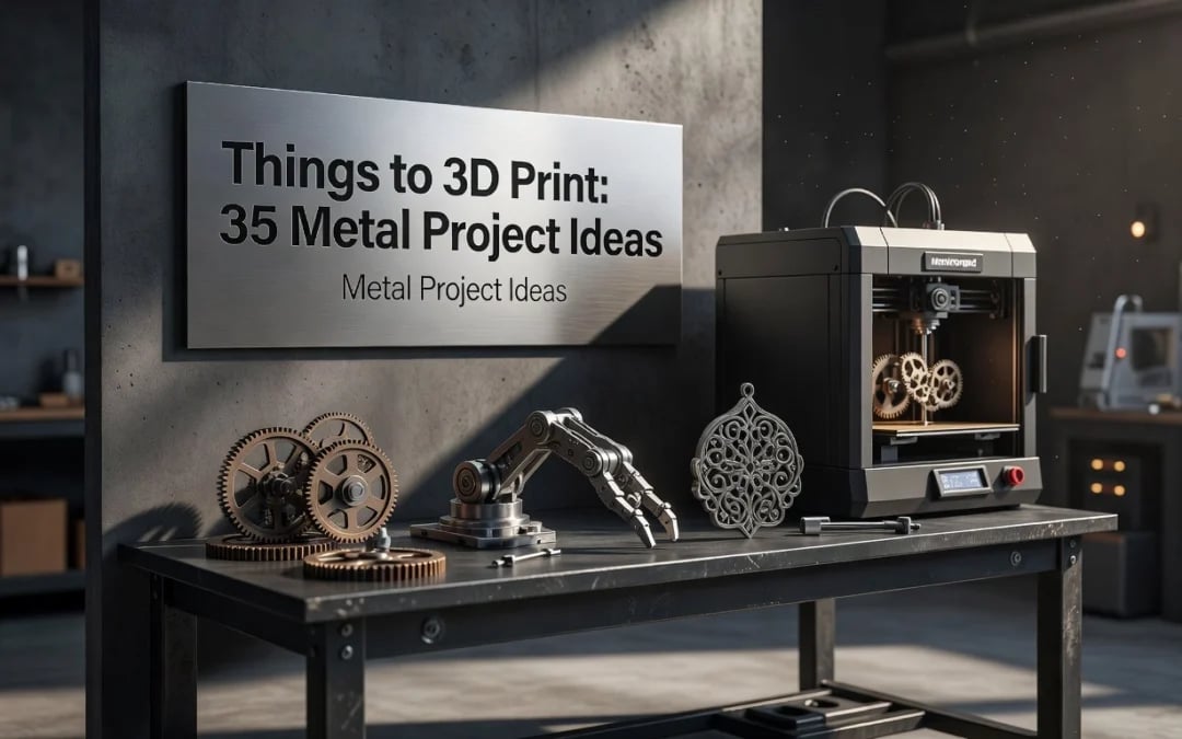 Things to 3D Print: 35 Metal Project Ideas