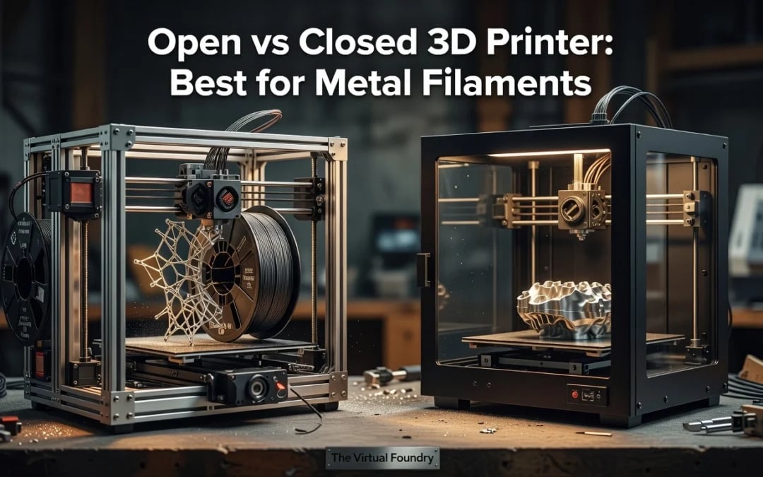 Open vs Closed 3D Printer: Best for Metal Filaments