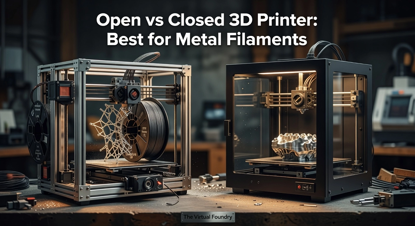 Open vs Closed 3D Printer: Best for Metal Filaments