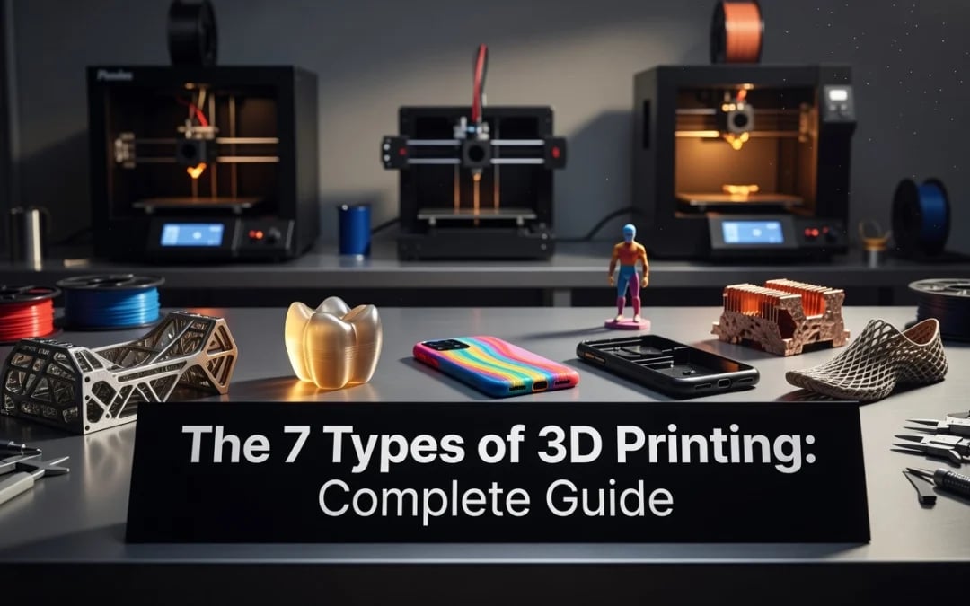 The 7 Types of 3D Printing: Complete Guide