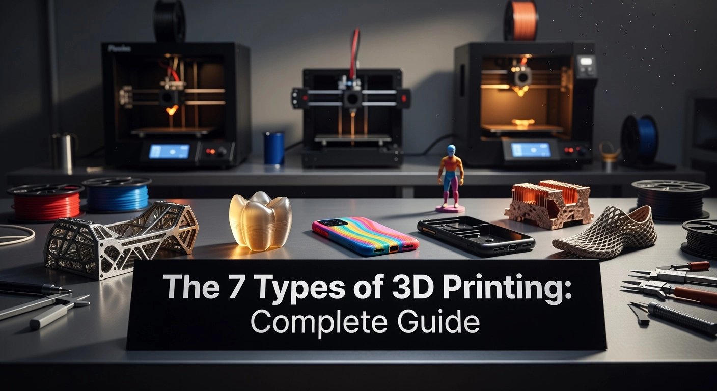 The 7 Types of 3D Printing: Complete Guide