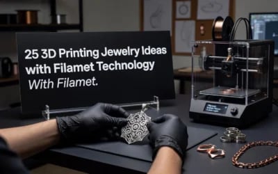 25 3D Printing Jewelry Ideas with Filamet Technology