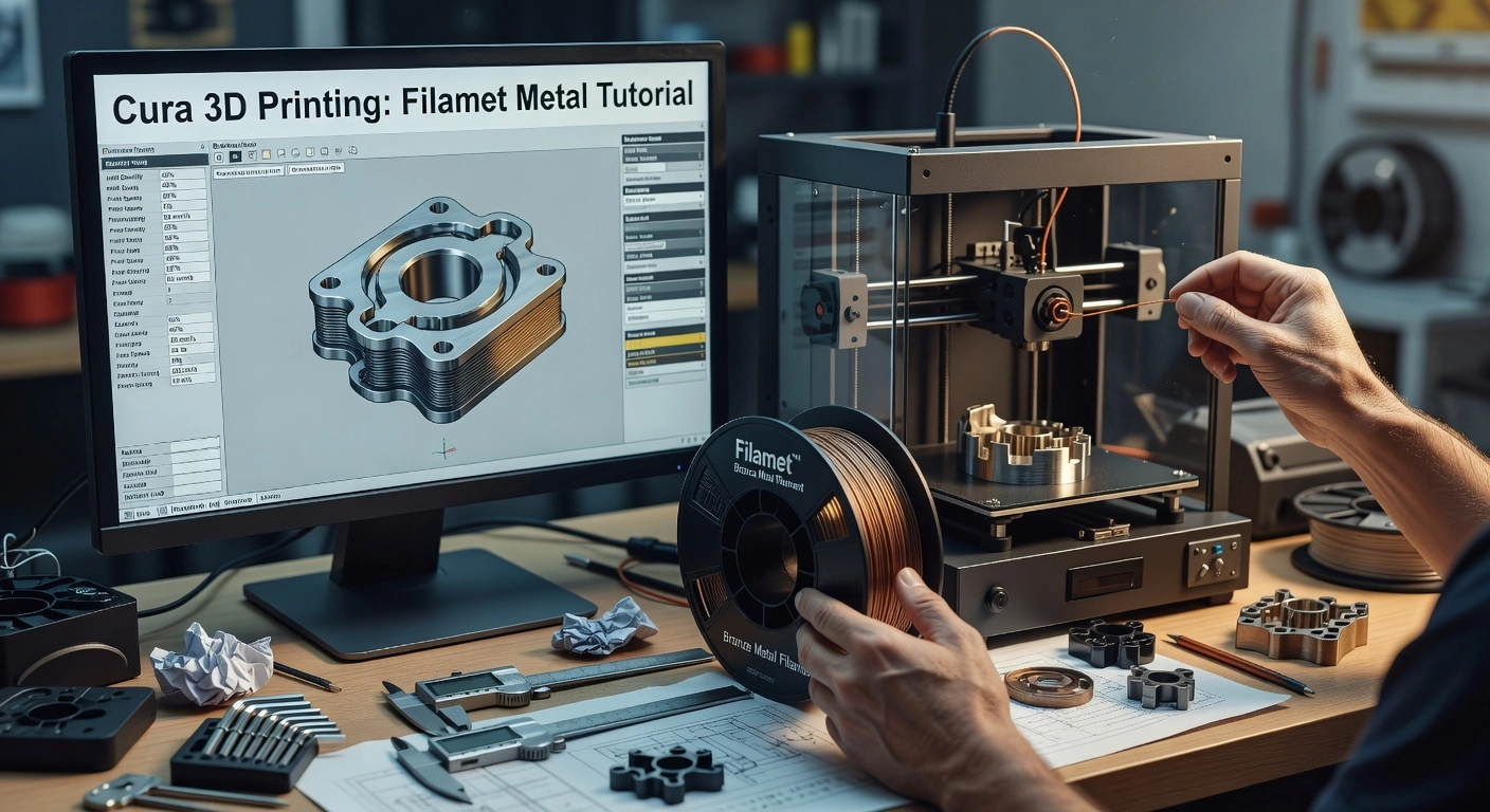 Cura 3D Printing: Filamet Metal Tutorial