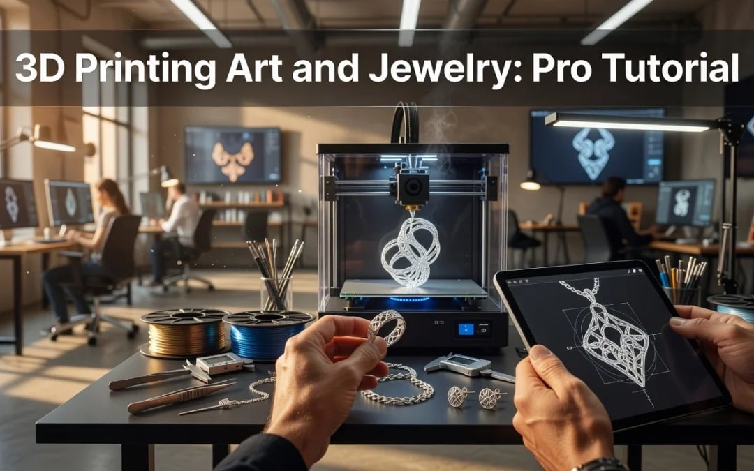 3D Printing Art and Jewelry: Pro Tutorial